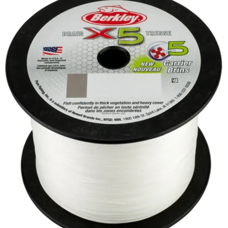 Berkley X5 Braid 5-Carrier Braided Fishing Line - Your Premium Fishing Gear Store Rods Lines Baits Accessories^ Discount