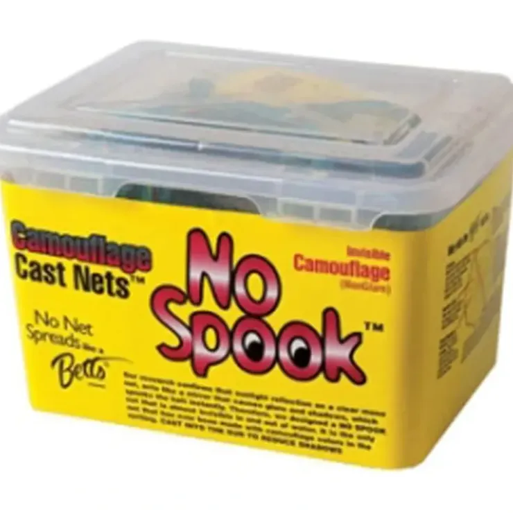 Betts Old Salt No Spook Mono Cast Net Camo, 8' 3/8", Mesh 1Lb Lead - Your Premium Fishing Gear Store Rods Lines Baits Accessories^ Best Sale