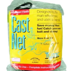 Betts Tyzac Mono Cast 8' 3/8" Mesh 3/4Lb Iron Weights per Ft - Your Premium Fishing Gear Store Rods Lines Baits Accessories^ Cheap