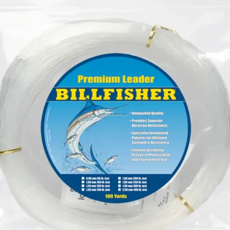 Billfisher Mono Leader Coil, 300lb, 100yd, Clear - Your Premium Fishing Gear Store Rods Lines Baits Accessories^ Cheap