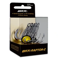 BKK Hooks Raptor-Z Treble Hooks - Your Premium Fishing Gear Store Rods Lines Baits Accessories^ New
