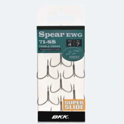 BKK Hooks Spear EWG-71 SS Extra Wide Gap Treble Hooks - Your Premium Fishing Gear Store Rods Lines Baits Accessories^ Discount