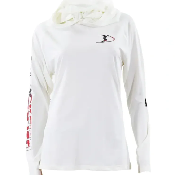 Blackfish CoolCharge UPF Switft Sun Hoodie - USA White Size XL - Your Premium Fishing Gear Store Rods Lines Baits Accessories^ Fashion