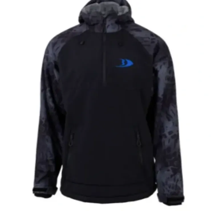 Blackfish Gale Softshell Pullover - Blackout - 3XL - Your Premium Fishing Gear Store Rods Lines Baits Accessories^ Outlet