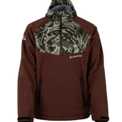 Blackfish Gale Softshell Pullover - Brown/Prym1 OS Woods - XL - Your Premium Fishing Gear Store Rods Lines Baits Accessories^ Online