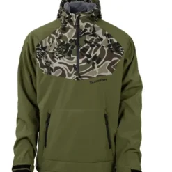 Blackfish Gale Softshell Pullover - Green/Prym1 OS Woods - Your Premium Fishing Gear Store Rods Lines Baits Accessories^ Cheap