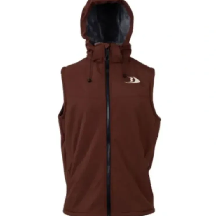 Blackfish Gale Softshell Vest Brown, M - Your Premium Fishing Gear Store Rods Lines Baits Accessories^ Shop