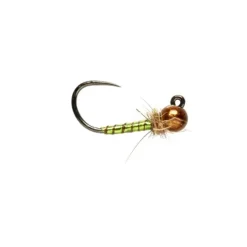 Boroffs Bling Caddis Olive Barbless - Your Premium Fishing Gear Store Rods Lines Baits Accessories^ Shop