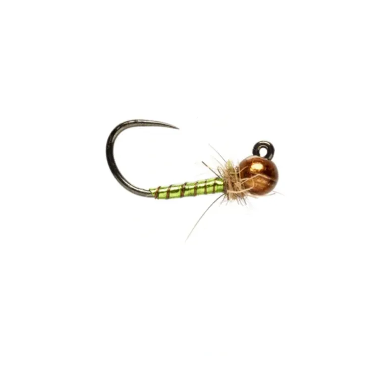 Boroffs Bling Caddis Olive Barbless - Your Premium Fishing Gear Store Rods Lines Baits Accessories^ Shop