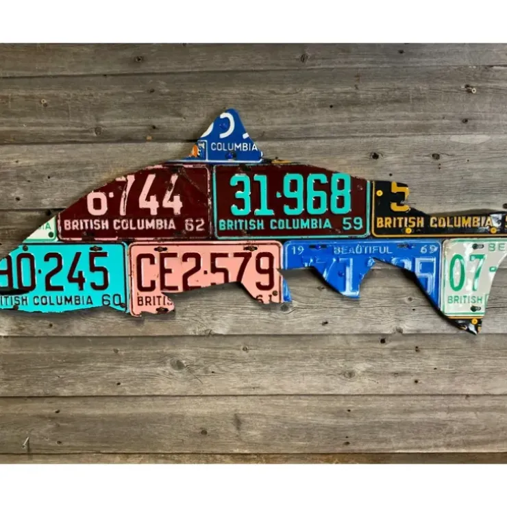 British Columbia Steelhead License Plate Art - Your Premium Fishing Gear Store Rods Lines Baits Accessories^ Clearance