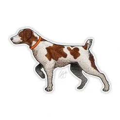 Brittany Spaniel Sticker - Your Premium Fishing Gear Store Rods Lines Baits Accessories^ Cheap