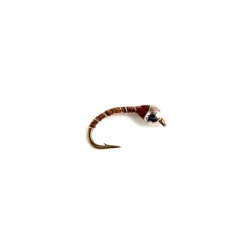 Brown Zebra Midge Tungsten Beadhead - Your Premium Fishing Gear Store Rods Lines Baits Accessories^ Outlet