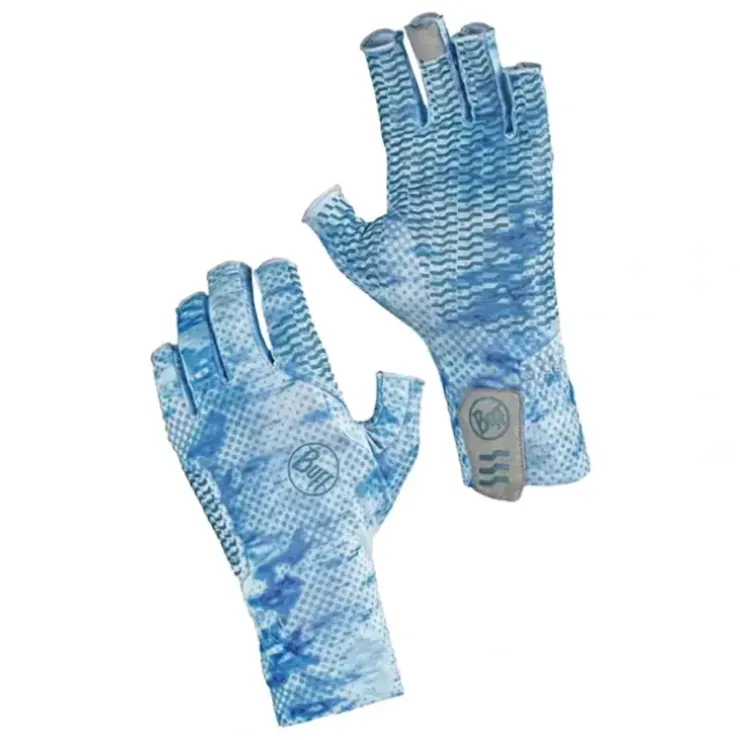 Buff Aqua+ Glove Camo Blue - Your Premium Fishing Gear Store Rods Lines Baits Accessories^ Sale