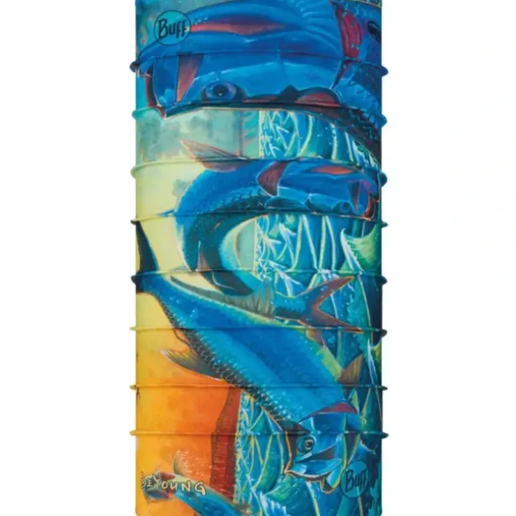 Buff CoolNet UV+ Derek DeYoung Tarpon At Play - Your Premium Fishing Gear Store Rods Lines Baits Accessories^ Hot