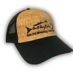 Bull Bay Rods Classic Cork Trucker Hat Bull Bay Logo - Your Premium Fishing Gear Store Rods Lines Baits Accessories^ Clearance