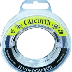 Calcutta Fluorocarbon Leader Material 30yd Spool - Your Premium Fishing Gear Store Rods Lines Baits Accessories^ Flash Sale