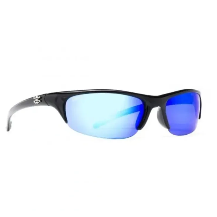 Calcutta Perdido Polarized Sunglasses Black Frame/Blue Mirror Lens - Your Premium Fishing Gear Store Rods Lines Baits Accessories^ Hot