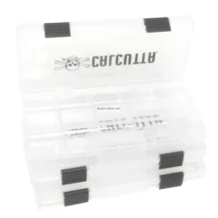 Calcutta 3/pk 3500 Clear 2-Latch Tackle Tray,Fishing Storage Box, Organizer Case - Your Premium Fishing Gear Store Rods Lines Baits Accessories^ Clearance