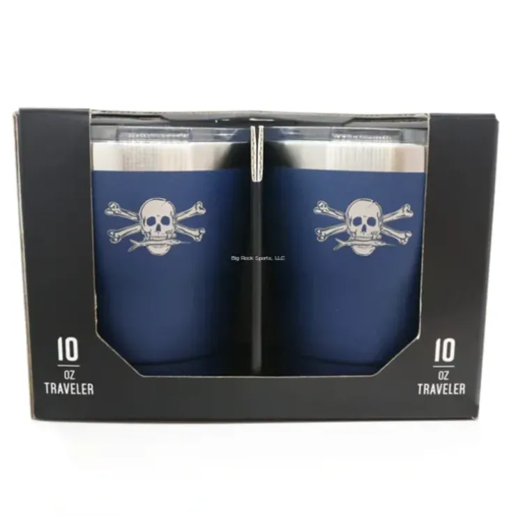 Calcutta Stainless Steel Double Wall Vacuum Seal Traveler 10oz 2 pack w//lid Blue - Your Premium Fishing Gear Store Rods Lines Baits Accessories^ New