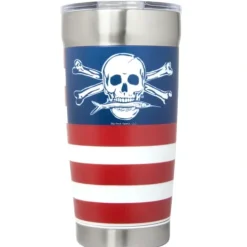 Calcutta Stainless Steel Double Wall Vacuum Seal Tumbler Cup 20oz Patriot - Your Premium Fishing Gear Store Rods Lines Baits Accessories^ Cheap