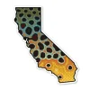 California Brown Sticker - Your Premium Fishing Gear Store Rods Lines Baits Accessories^ Shop
