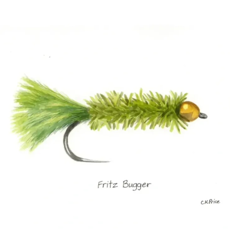 Caroline Price Art Fritz Bugger 10 Pack w/Envelopes - Your Premium Fishing Gear Store Rods Lines Baits Accessories^ Store