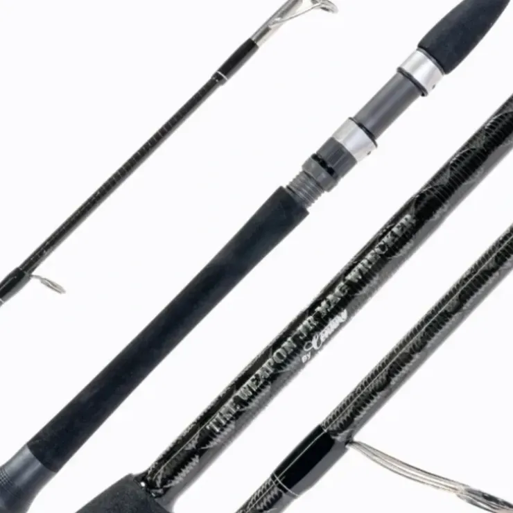 Century Rods Weapon Jr. Mag "Wrecker" Spinning Rod 7'3" 1pc, Up to 40#, ISS874XS Mag Wrecker - Your Premium Fishing Gear Store Rods Lines Baits Accessories^ Best