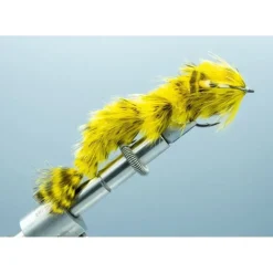 Chocklett's Feather Changer (LARGE double hook) Olive/Yellow - Your Premium Fishing Gear Store Rods Lines Baits Accessories^ New