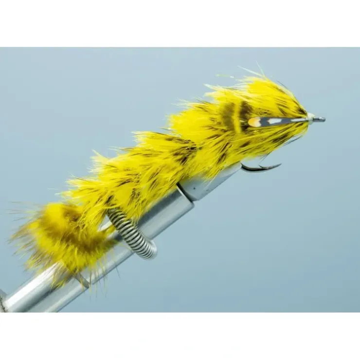 Chocklett's Feather Changer (SMALL single hook) Olive/Yellow - Your Premium Fishing Gear Store Rods Lines Baits Accessories^ Cheap