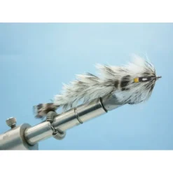 Chocklett's Feather Changer (SMALL single hook) Salt & Pepper - Your Premium Fishing Gear Store Rods Lines Baits Accessories^ Fashion