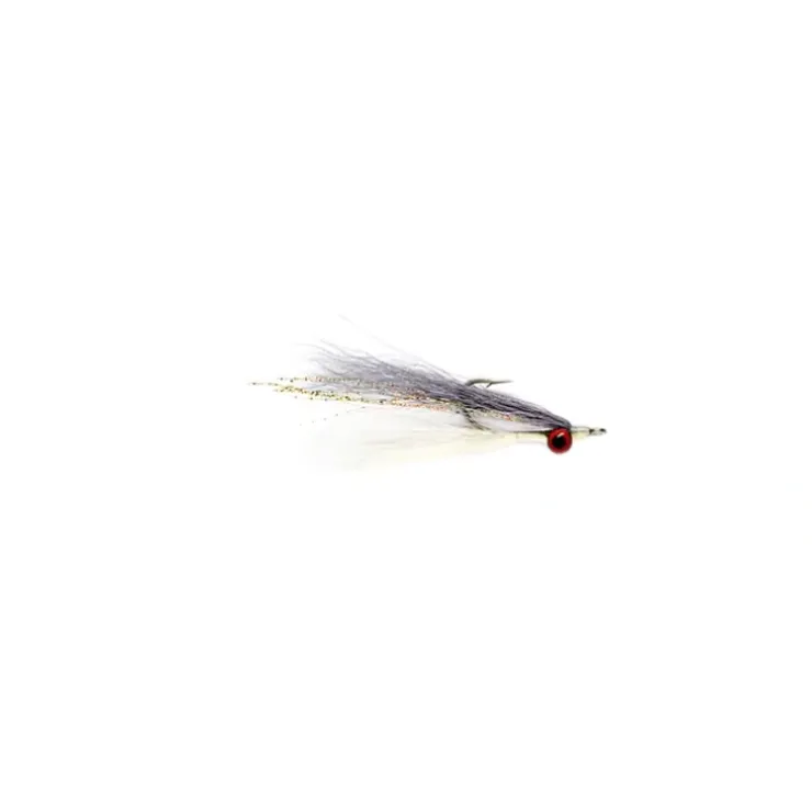 Clouser Minnow Gray & White - Your Premium Fishing Gear Store Rods Lines Baits Accessories^ Store
