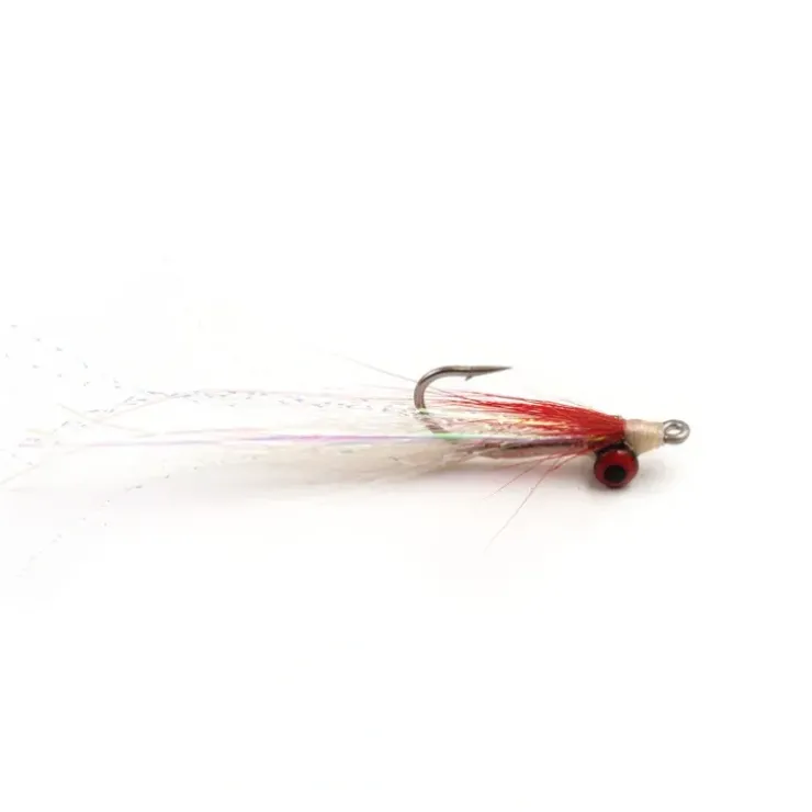Clouser Minnow Red & White - Your Premium Fishing Gear Store Rods Lines Baits Accessories^ Cheap