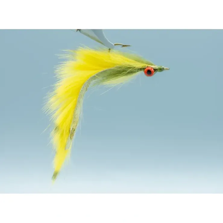 Clouser's Barred Mad Tom Yellow/Olive #4 - Your Premium Fishing Gear Store Rods Lines Baits Accessories^ Sale