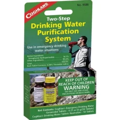 Coghlan's 2 Step Drinking Water Treatment Tablets and Neutralizer - Your Premium Fishing Gear Store Rods Lines Baits Accessories^ Best