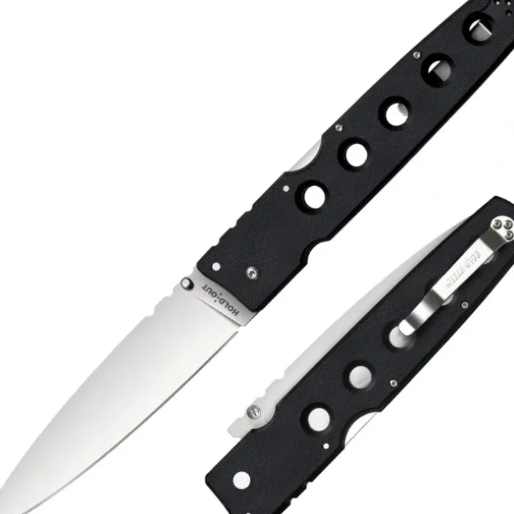 Cold Steel Hold Out Folding Knife, 6" Blade, 13 3/16" Overall - Your Premium Fishing Gear Store Rods Lines Baits Accessories^ Online