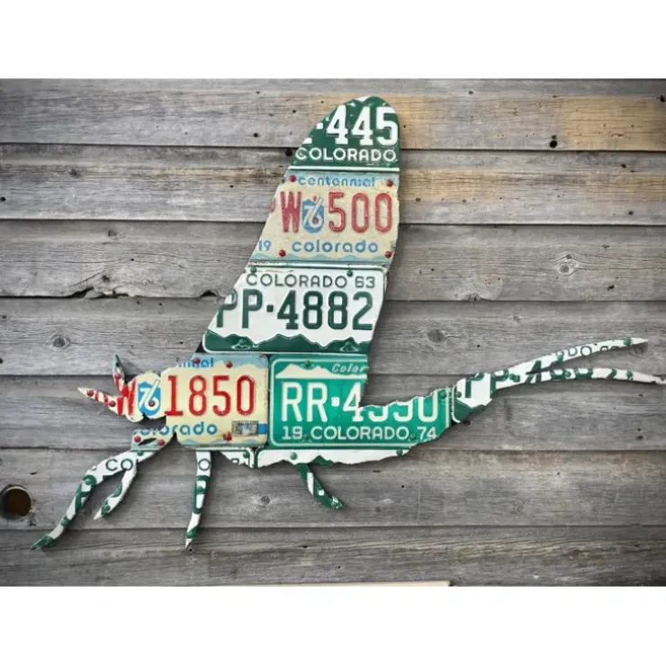 Colorado Mayfly License Plate Art - Your Premium Fishing Gear Store Rods Lines Baits Accessories^ Best