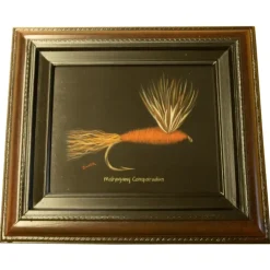 Conner Art Studio Framed Mahogany Comparadun - Your Premium Fishing Gear Store Rods Lines Baits Accessories^ Sale