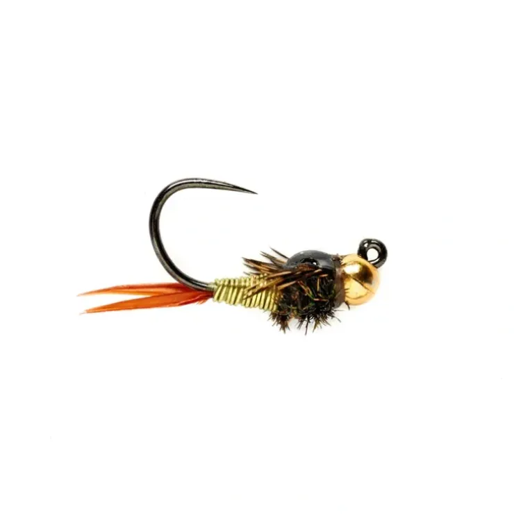 Copper John Jig Chartreuse Tungsten Beadhead Barbless - Your Premium Fishing Gear Store Rods Lines Baits Accessories^ Sale
