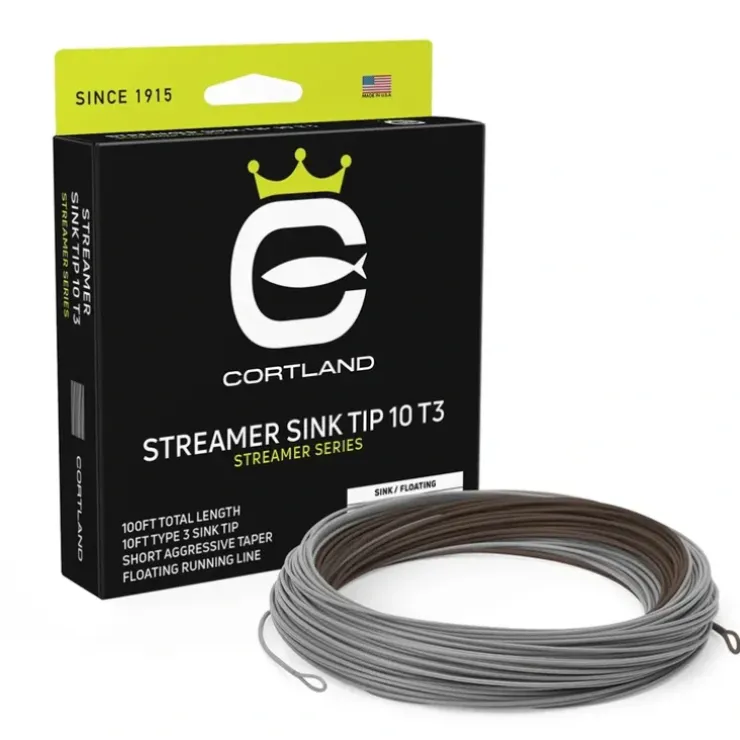 Cortland Streamer Sink Tip 10 T3 Fly Line - Your Premium Fishing Gear Store Rods Lines Baits Accessories^ Best Sale