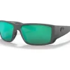 Costa Blackfin Pro Sunglasses Matte Gray Green Mirror 580G - Your Premium Fishing Gear Store Rods Lines Baits Accessories^ Fashion