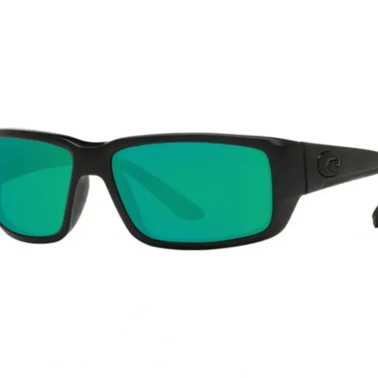 Costa Fantail Sunglasses Blackout Green Mirror 580P - Your Premium Fishing Gear Store Rods Lines Baits Accessories^ Clearance