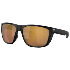Costa Ferg Sunglasses Matte Black Gold Mirror 580G - Your Premium Fishing Gear Store Rods Lines Baits Accessories^ New