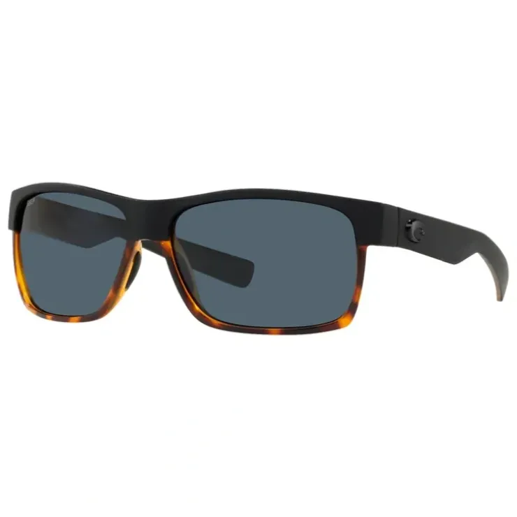 Costa Half Moon Sunglasses Matte Black Shinny Tortoise Gray 580P - Your Premium Fishing Gear Store Rods Lines Baits Accessories^ Store