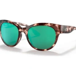 Costa Maya Sunglasses Shiny Coral Tortoise Green Mirror 580G - Your Premium Fishing Gear Store Rods Lines Baits Accessories^ Cheap