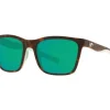 Costa Panga Sunglasses Shiny Tortoise/White/Seafoam Crystal Green Mirror 580P - Your Premium Fishing Gear Store Rods Lines Baits Accessories^ Sale