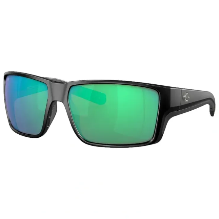 Costa Reefton Pro Matte Black Green Mirror 580G - Your Premium Fishing Gear Store Rods Lines Baits Accessories^ Sale