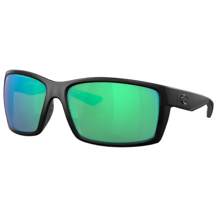 Costa Reefton Sunglasses Blackout Green Mirror 580G - Your Premium Fishing Gear Store Rods Lines Baits Accessories^ Outlet