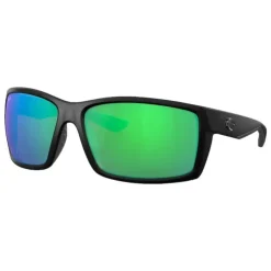 Costa Reefton Sunglasses Blackout Green Mirror 580P - Your Premium Fishing Gear Store Rods Lines Baits Accessories^ Online