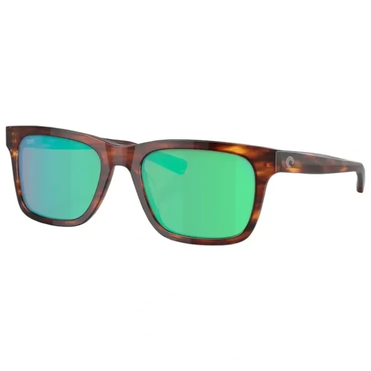 Costa Tybee Sunglasses Shiny Tortoise Green Mirror 580G - Your Premium Fishing Gear Store Rods Lines Baits Accessories^ Cheap