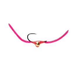 Croston's Chenille Worm Hot Pink Barbless - Your Premium Fishing Gear Store Rods Lines Baits Accessories^ Store